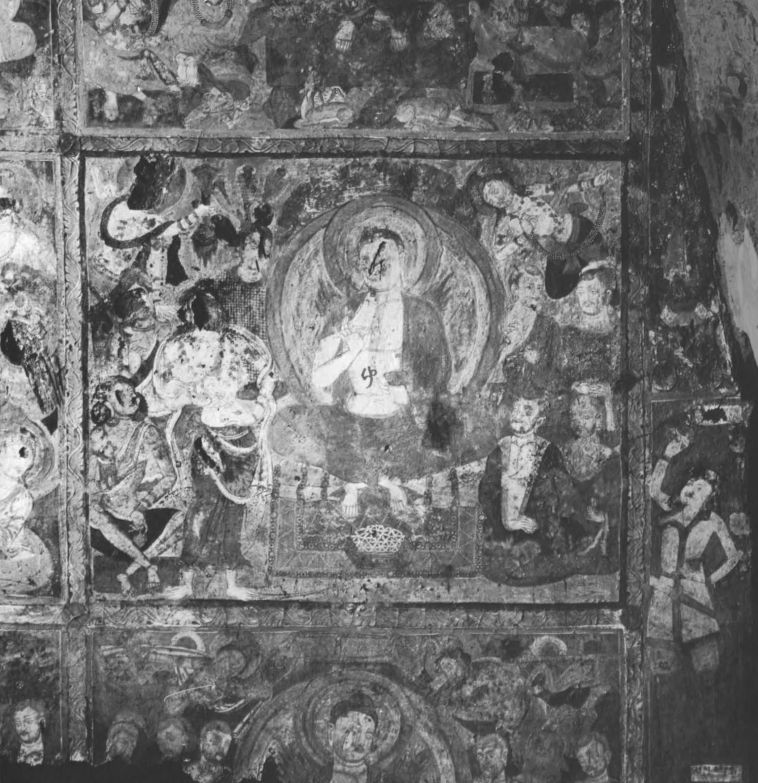 Mural in the Cave of the Painters, Kizil
