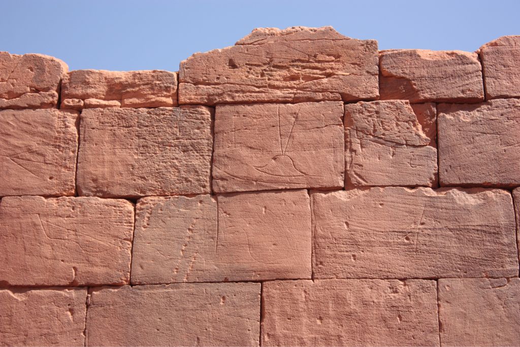 Temple walls at Musawwarat es-Sufra, Sudan