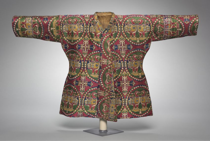 Sogdian child's coat with ducks